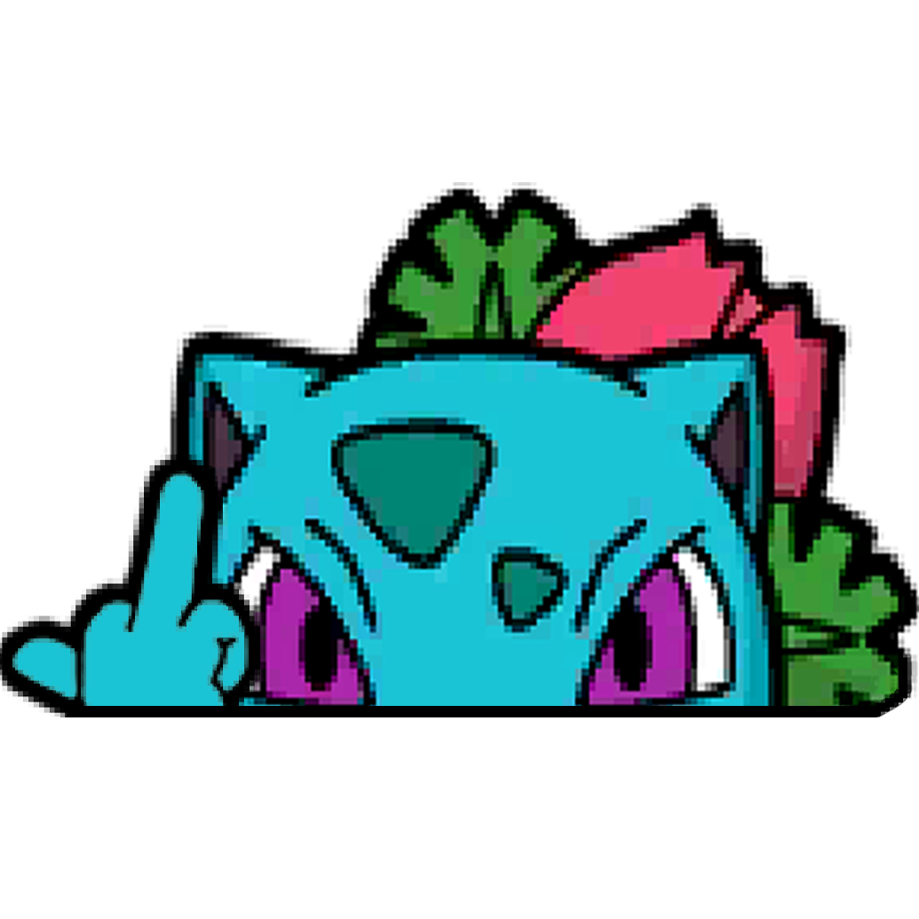 "IVYSAUR HEAD" WINDOW PEEKER