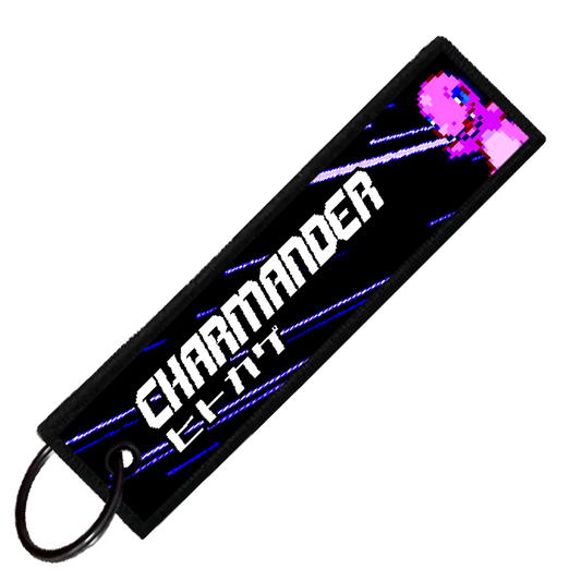 "JAPANESE CHARMANDER" CUSTOM KEY TAG
