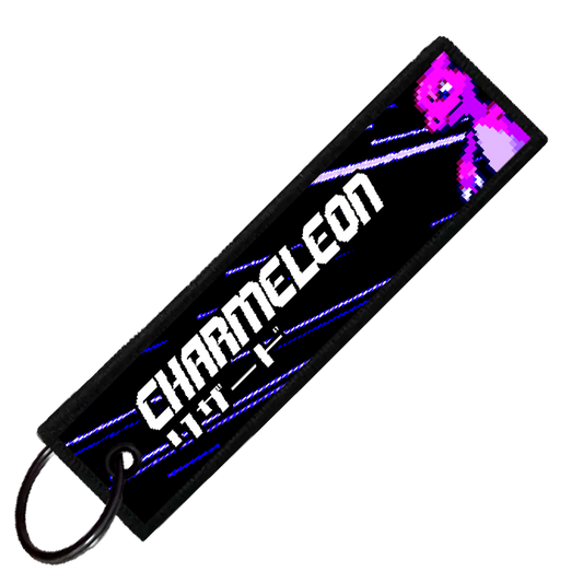 "JAPANESE CHARMELEON" CUSTOM KEY TAG