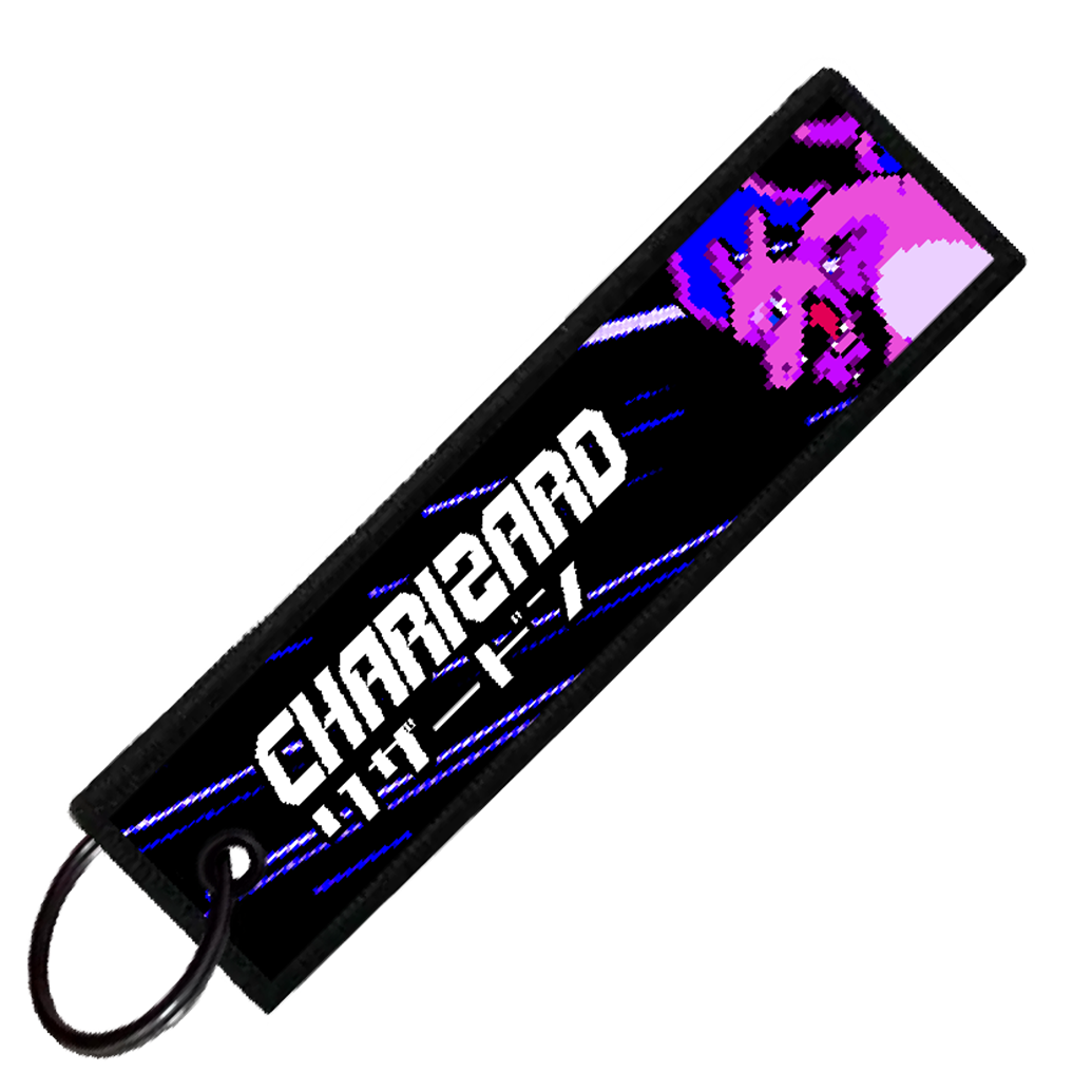 "JAPANESE CHARIZARD" CUSTOM KEY TAG