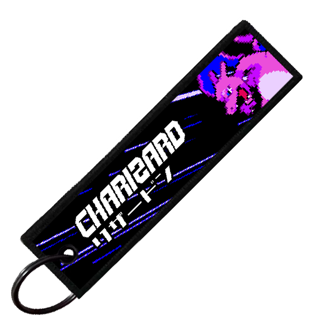 "JAPANESE CHARIZARD" CUSTOM KEY TAG