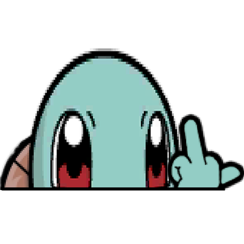 "SQUIRTLE HEAD" WINDOW PEEKER