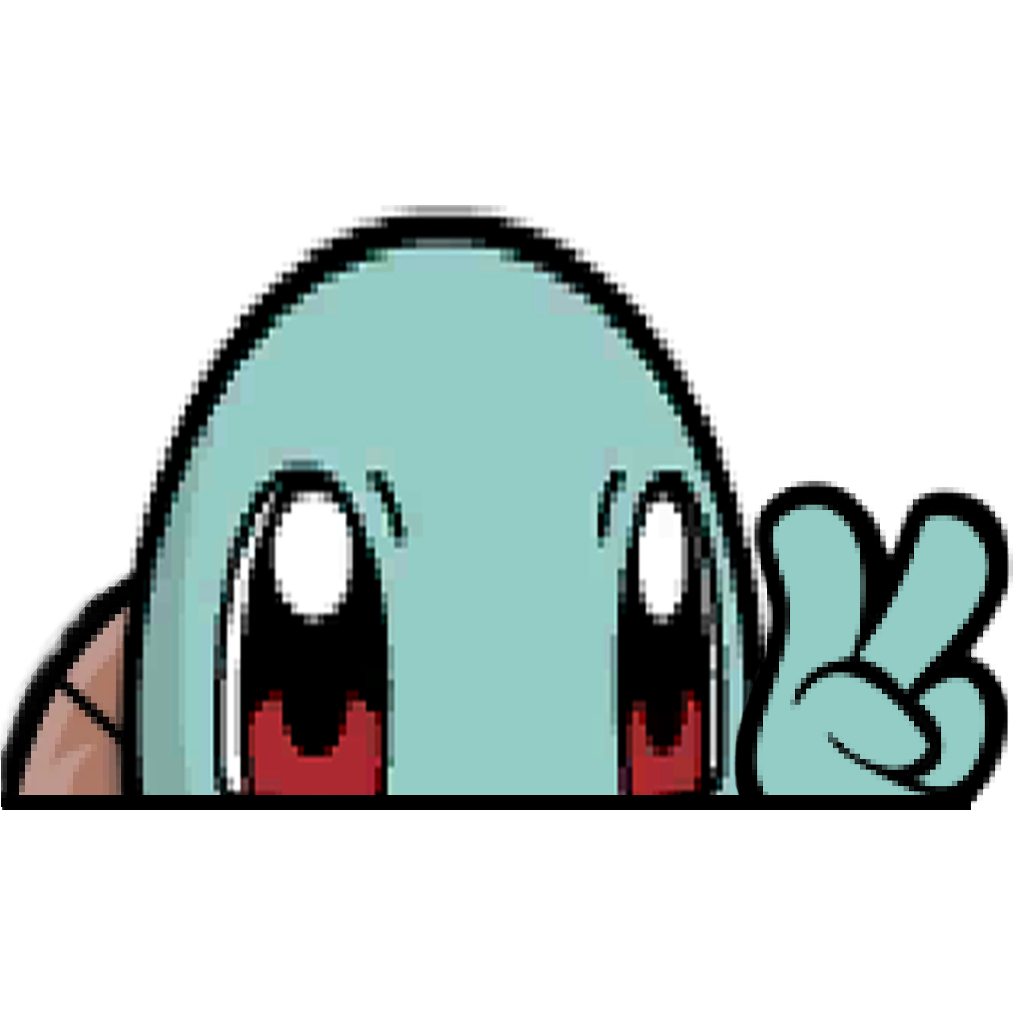 "SQUIRTLE HEAD" WINDOW PEEKER