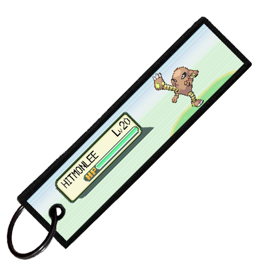 "HITMONLEE BATTLE ENCOUNTER" CUSTOM KEY TAG