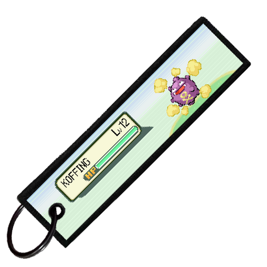 "KOFFING BATTLE ENCOUNTER" CUSTOM KEY TAG