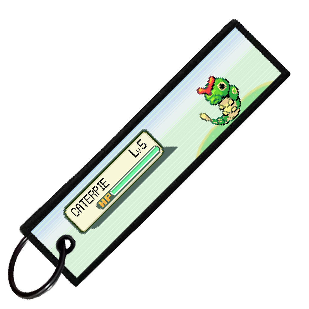 "CATERPIE BATTLE ENCOUNTER" CUSTOM KEY TAG