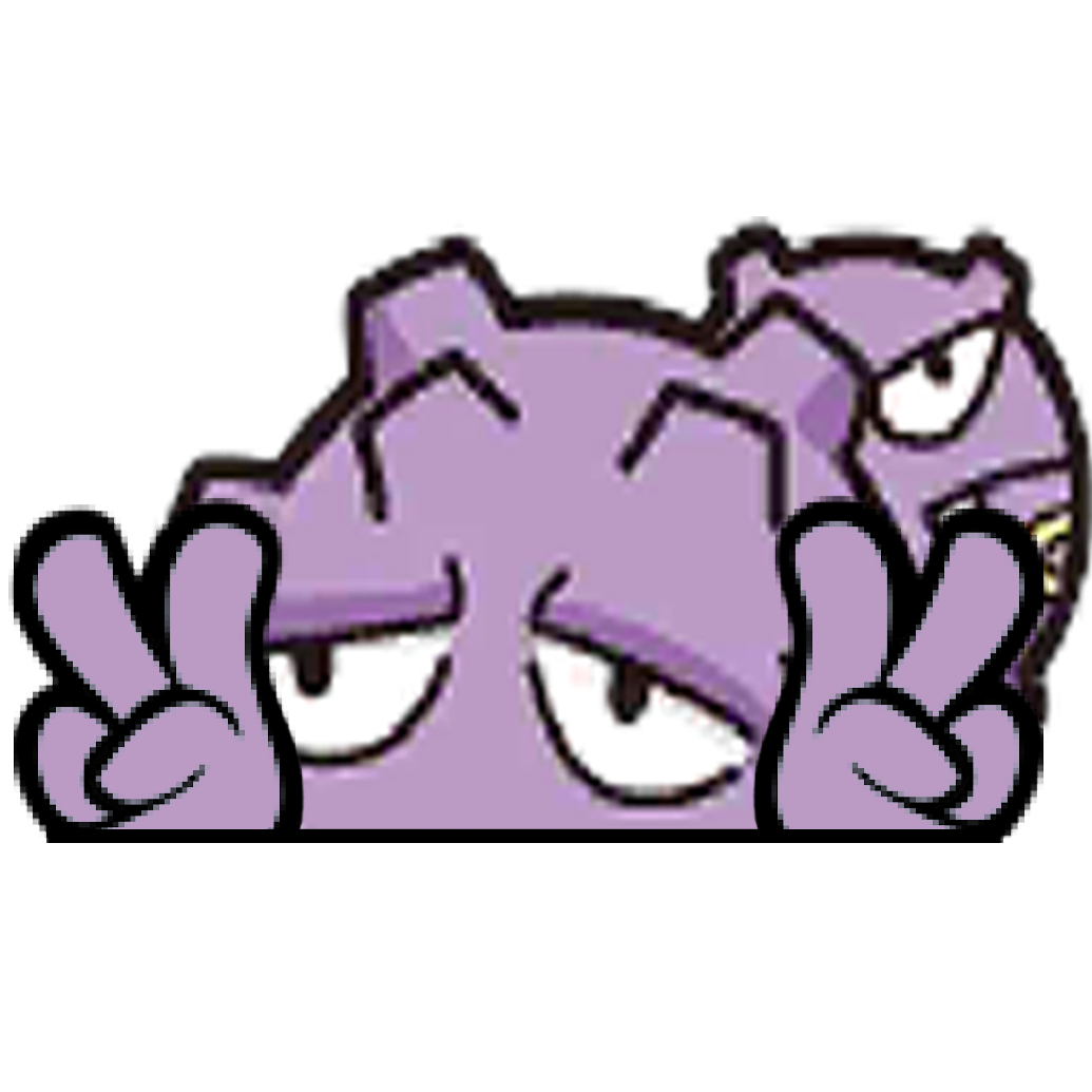 "KOFFING HEAD" WINDOW PEEKER