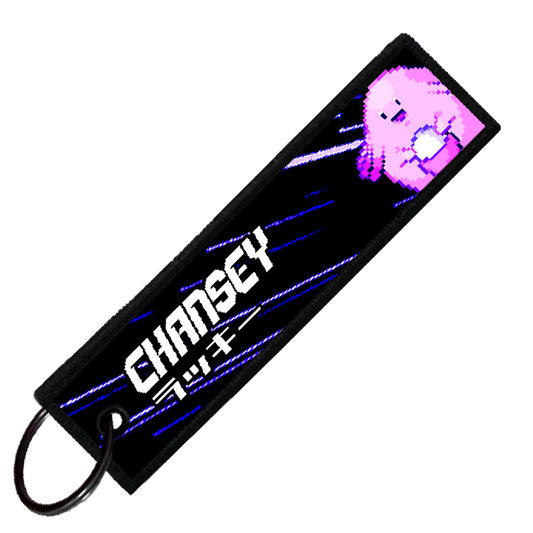 "JAPANESE CHANSEY" CUSTOM KEY TAG