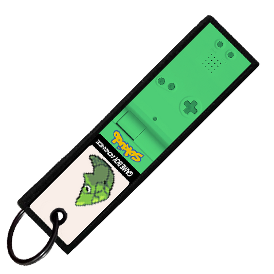 "METAPOD GAMEBOY" CUSTOM KEY TAG