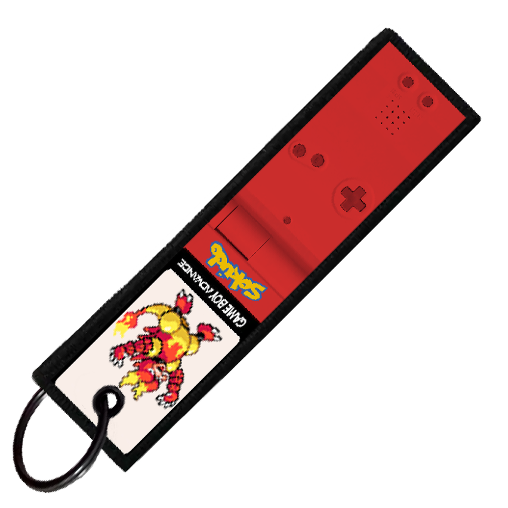 "MAGMAR GAMEBOY" CUSTOM KEY TAG