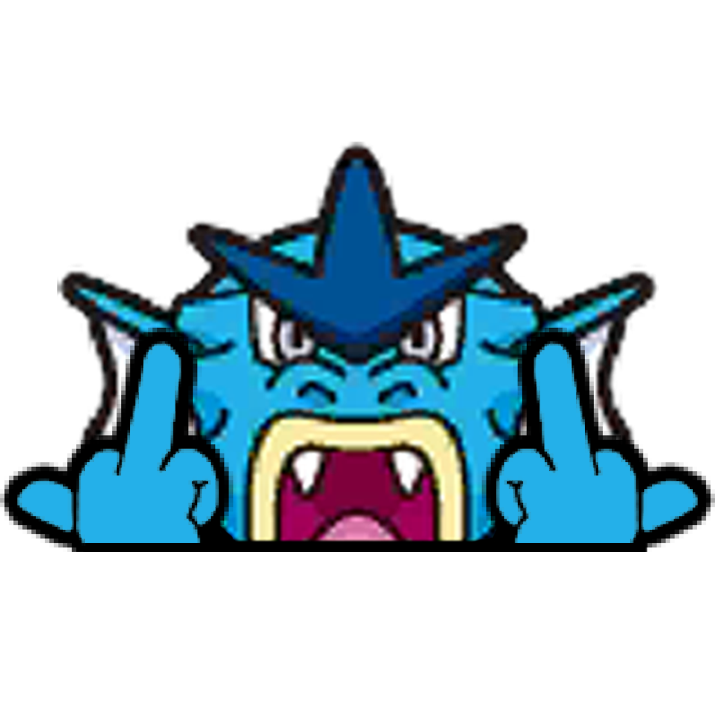 "GYARADOS HEAD" WINDOW PEEKER