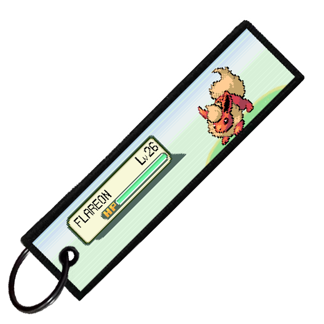 "FLAREON BATTLE ENCOUNTER" CUSTOM KEY TAG