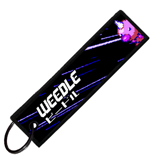 "JAPANESE WEEDLE" CUSTOM KEY TAG