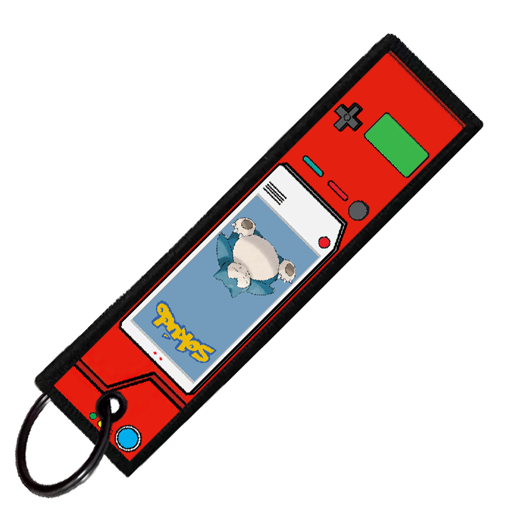 "SNORLAX POKEDEX" CUSTOM KEY TAG