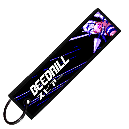 "JAPANESE BEEDRILL" CUSTOM KEY TAG