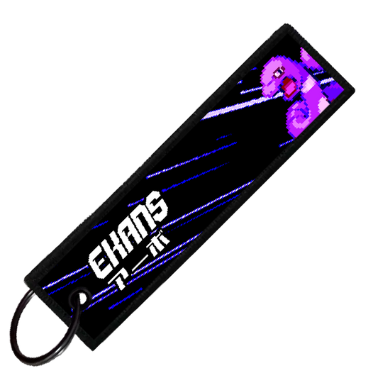 "JAPANESE EKANS" CUSTOM KEY TAG