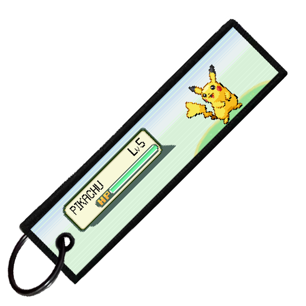 "PIKACHU BATTLE ENCOUNTER" CUSTOM KEY TAG