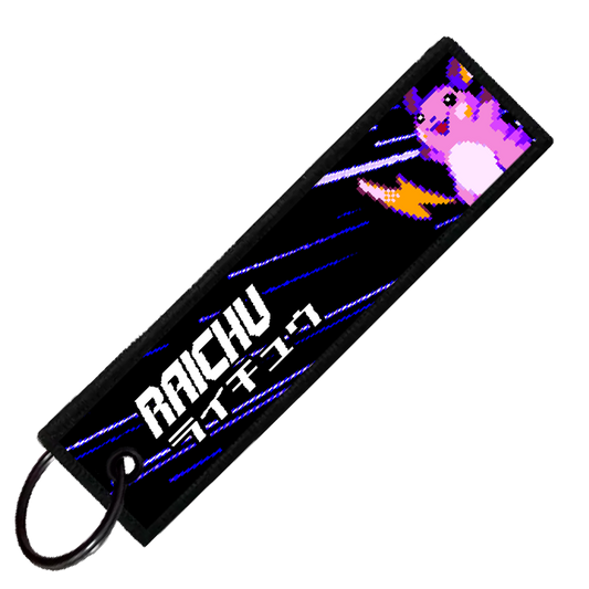 "JAPANESE RAICHU" CUSTOM KEY TAG