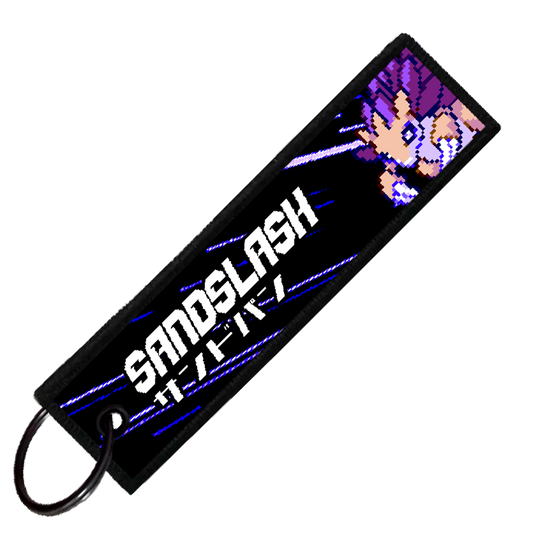 "JAPANESE SANDSLASH" CUSTOM KEY TAG