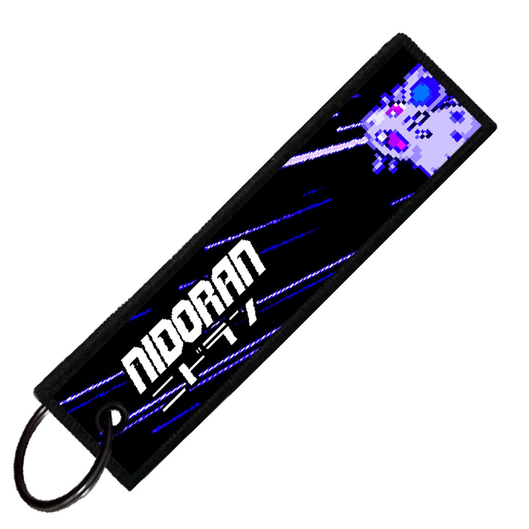 "JAPANESE NIDORAN" CUSTOM KEY TAG