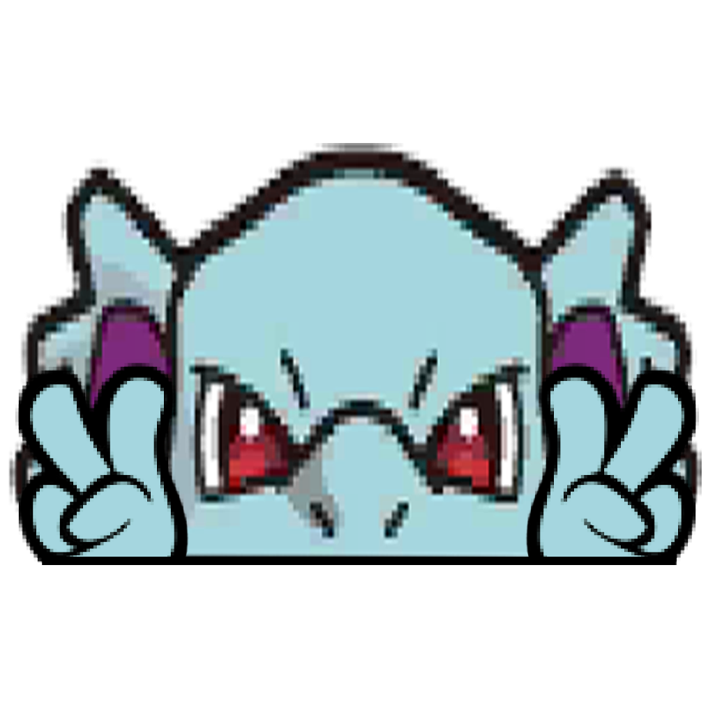 "NIDORINA HEAD" WINDOW PEEKER