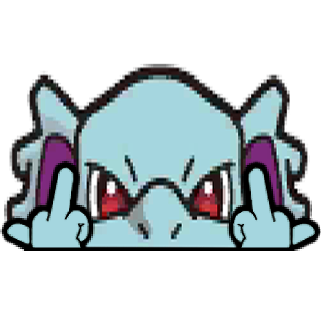"NIDORINA HEAD" WINDOW PEEKER