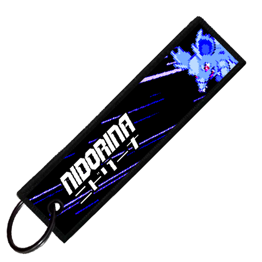 "JAPANESE NIDORINA" CUSTOM KEY TAG