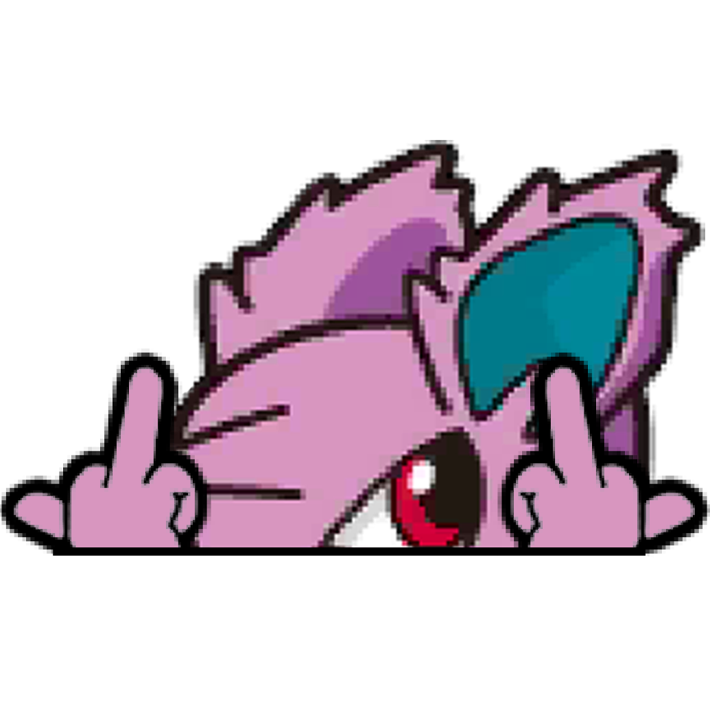 "NIDORAN HEAD" WINDOW PEEKER