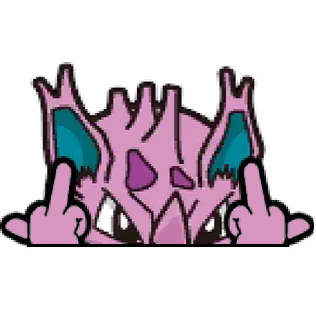 "NIDORINO HEAD" WINDOW PEEKER