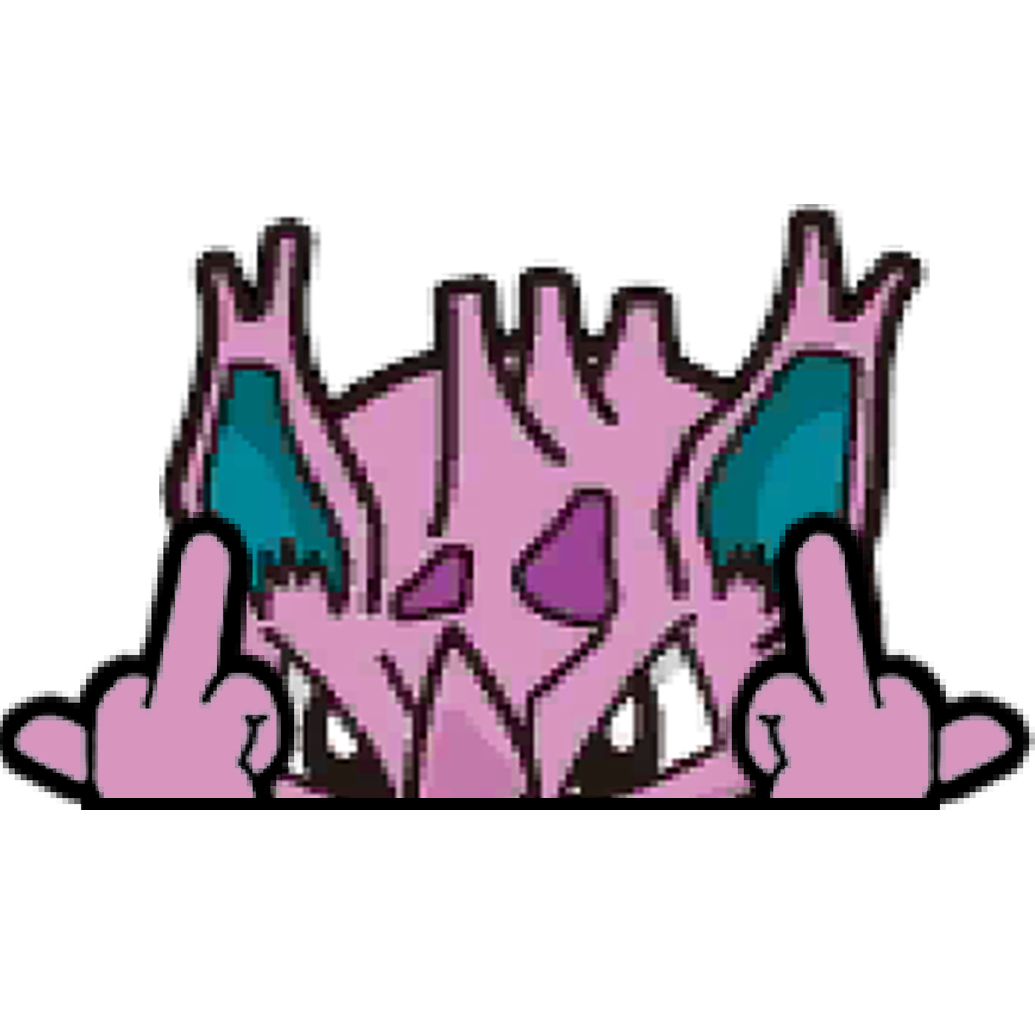 "NIDORINO HEAD" WINDOW PEEKER