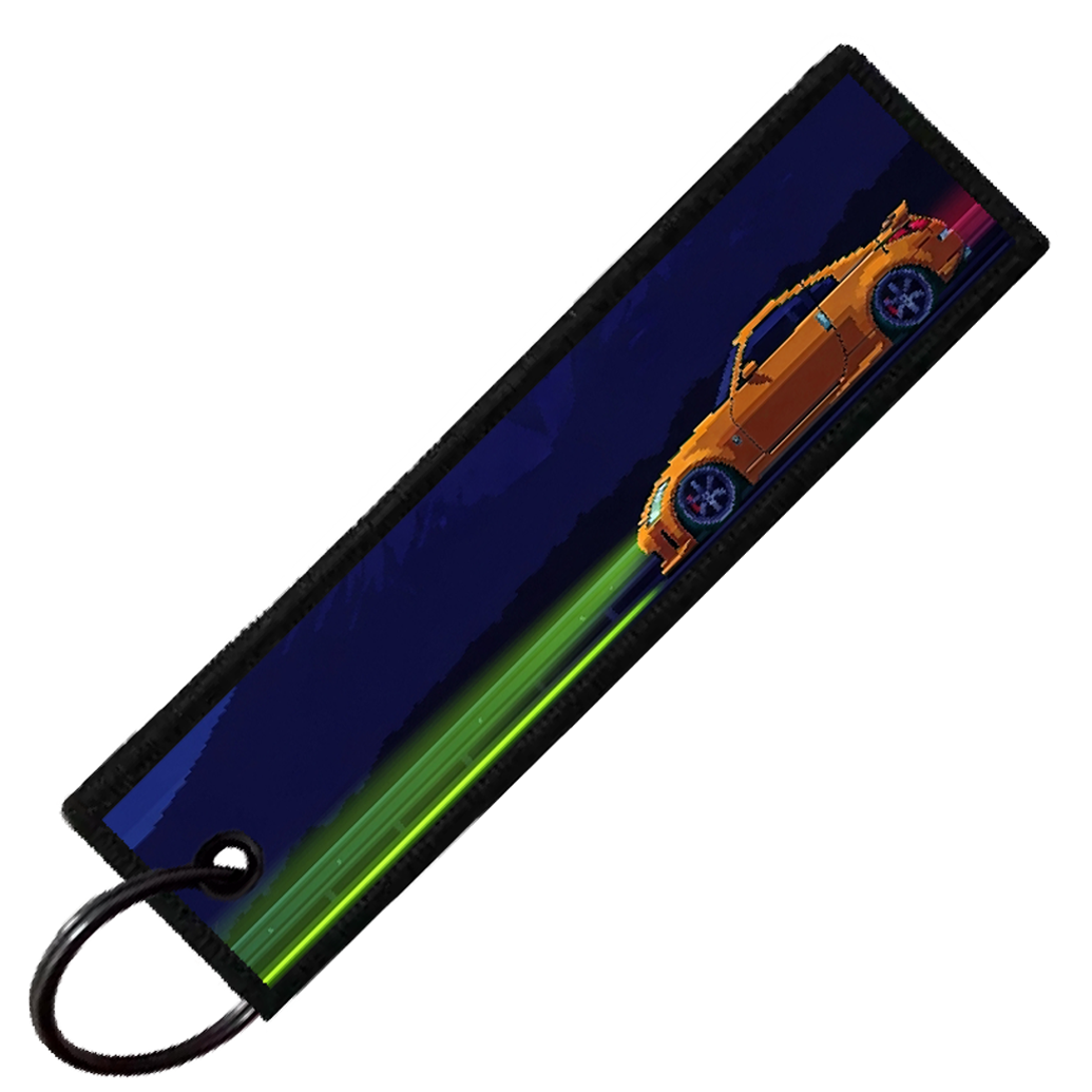 "350Z PIXEL SIDE PROFILES" CUSTOM KEY TAG