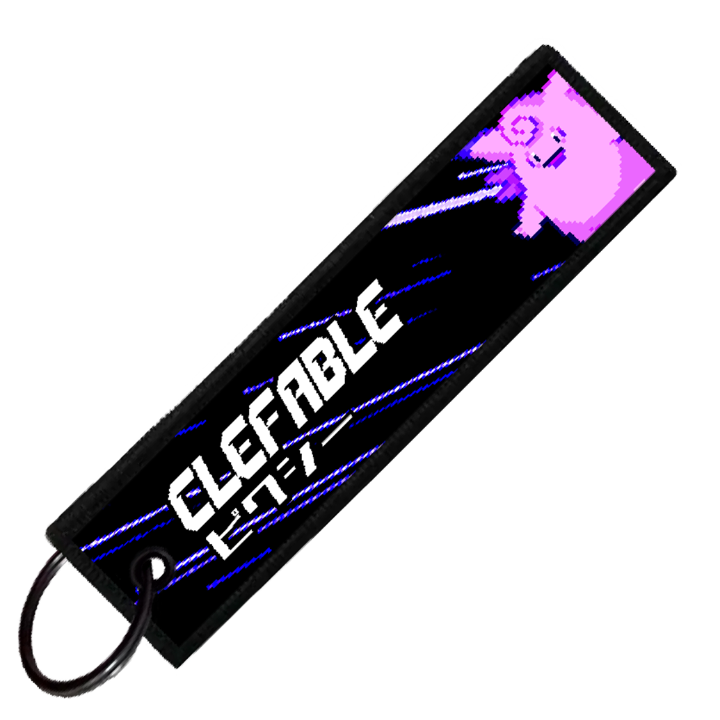"JAPANESE CLEFABLE" CUSTOM KEY TAG