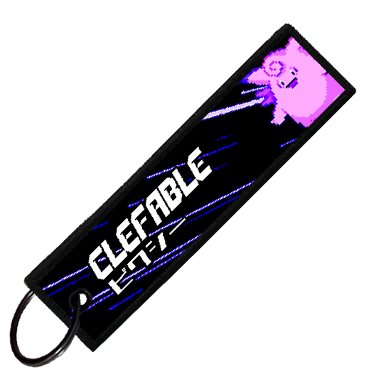 "JAPANESE CLEFABLE" CUSTOM KEY TAG