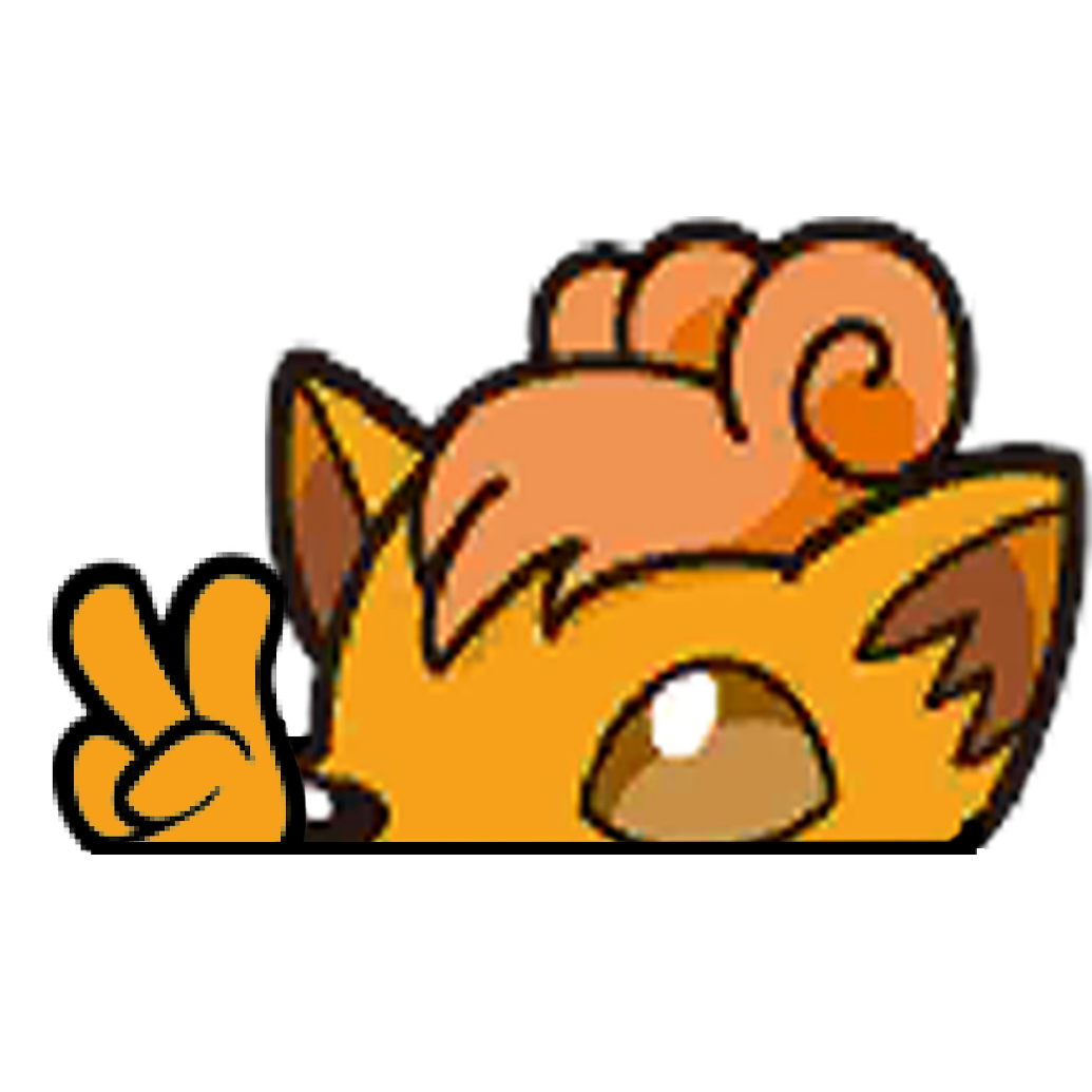"VULPIX HEAD" WINDOW PEEKER