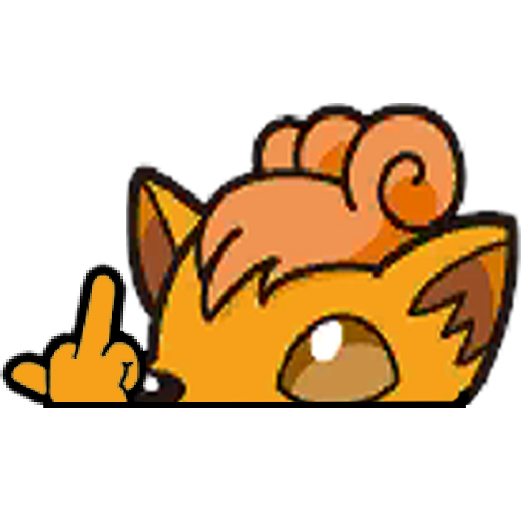"VULPIX HEAD" WINDOW PEEKER