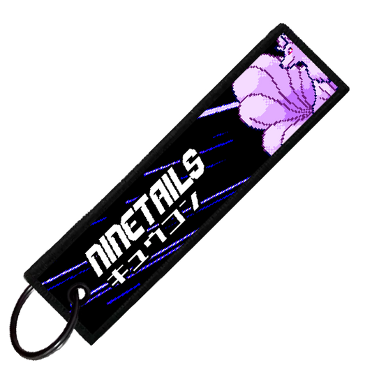 "JAPANESE NINETALES" CUSTOM KEY TAG