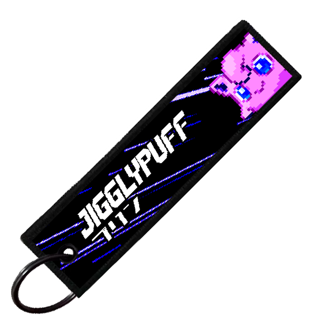 "JAPANESE JIGGLYPUFF" CUSTOM KEY TAG