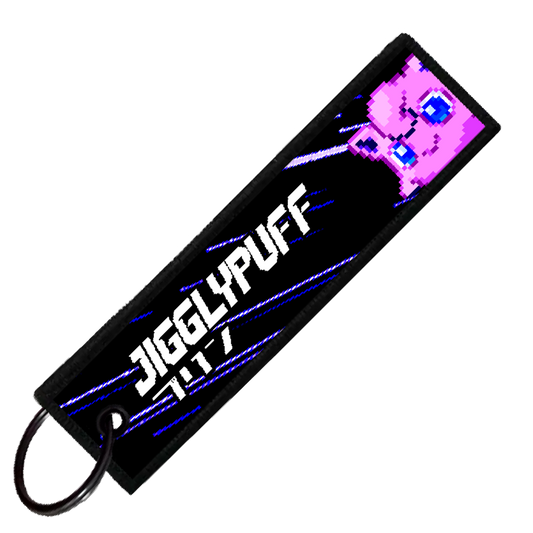 "JAPANESE JIGGLYPUFF" CUSTOM KEY TAG