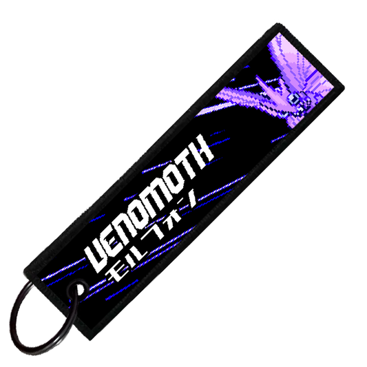 "JAPANESE VENOMOTH" CUSTOM KEY TAG