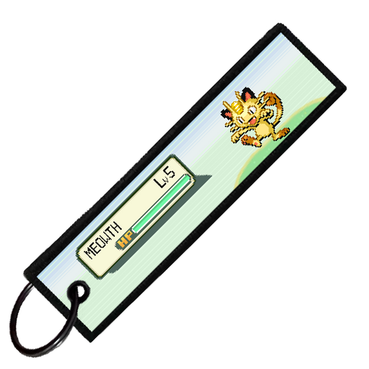 "MEOWTH BATTLE ENCOUNTER" CUSTOM KEY TAG