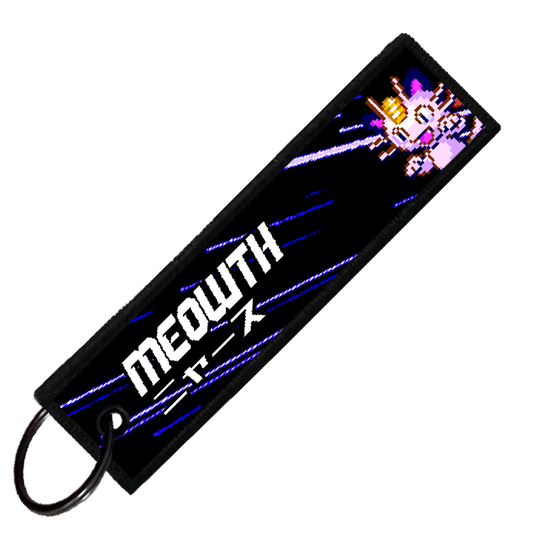 "JAPANESE MEOWTH" CUSTOM KEY TAG