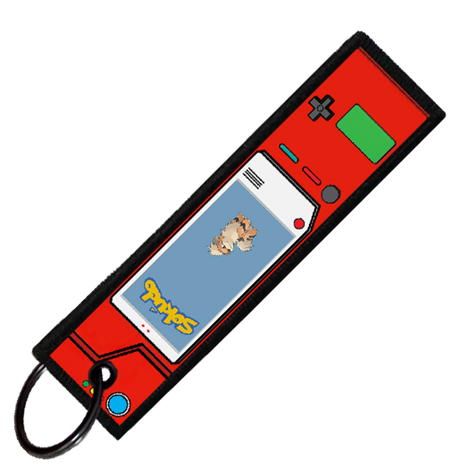 "GROWLITHE POKEDEX" CUSTOM KEY TAG