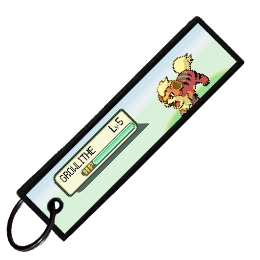 "GROWLITHE BATTLE ENCOUNTER" CUSTOM KEY TAG