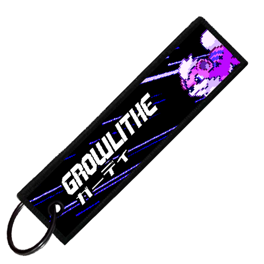 "JAPANESE GROWLITHE" CUSTOM KEY TAG