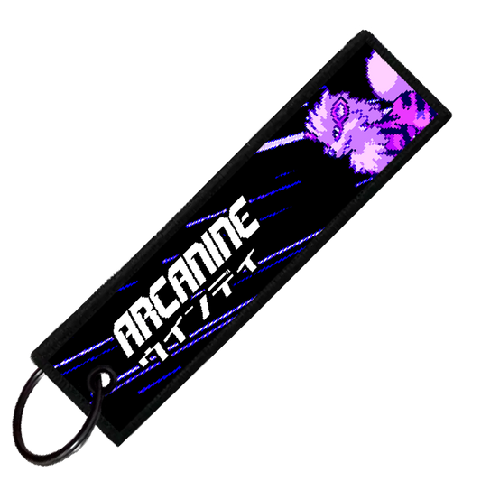 "JAPANESE ARCANINE" CUSTOM KEY TAG