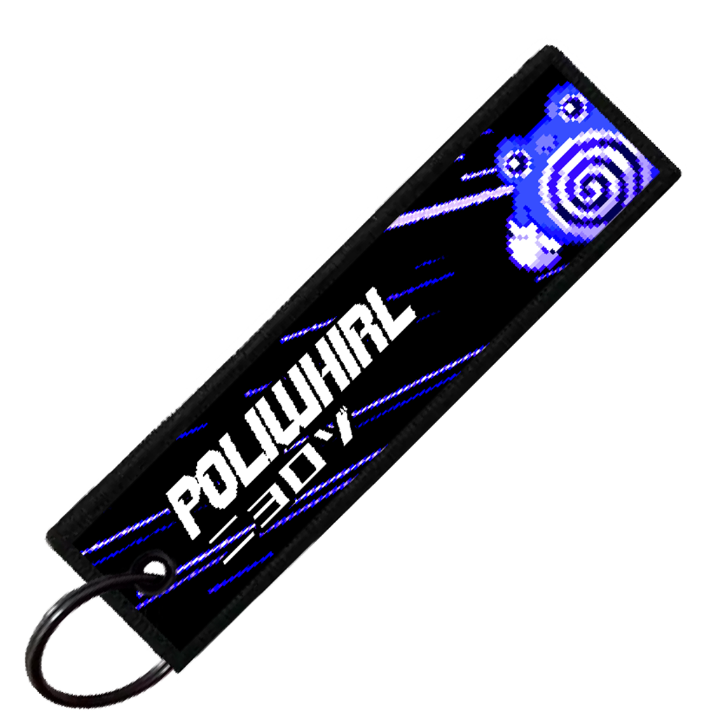 "JAPANESE POLIWHIRL" CUSTOM KEY TAG