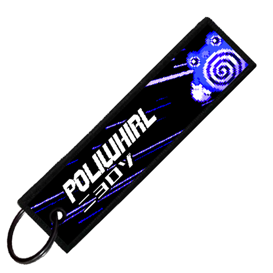 "JAPANESE POLIWHIRL" CUSTOM KEY TAG