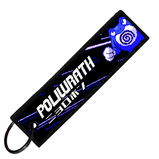 "JAPANESE POLIWRATH" CUSTOM KEY TAG