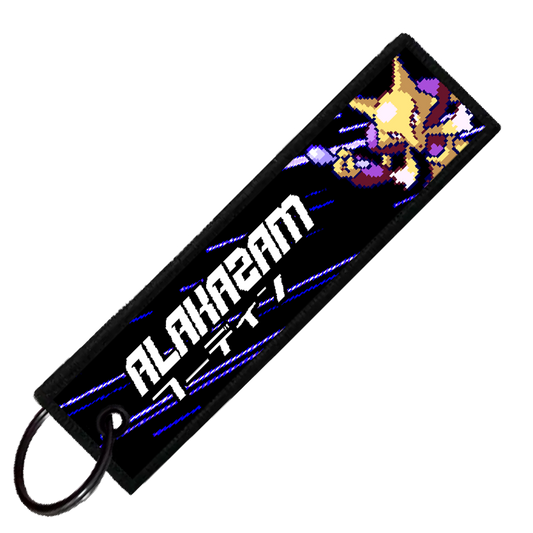 "JAPANESE ALAKAZAM" CUSTOM KEY TAG