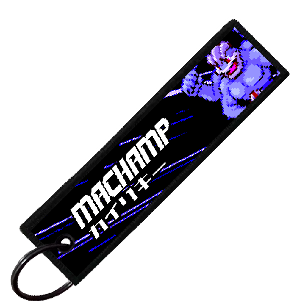 "JAPANESE MACHAMP" CUSTOM KEY TAG